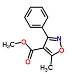 4-ISOXAZOLECARBOXYLIC ACID, 5-METHYL-3-PHENYL-, METHYL ESTER