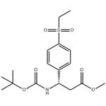 (S)-methyl 3-((tert-butoxycarbonyl)amino)-3-(4-(ethylsulfonyl)phenyl)propanoate