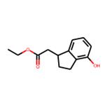 ethyl 2-(4-hydroxy-2,3-dihydro-1H-inden-1-yl)acetate