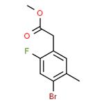 Methyl 4-Bromo-2-fluoro-5-methylphenylacetate