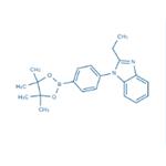 2-Ethyl-1-(4-(4,4,5,5-tetramethyl-1,3,2-dioxaborolan-2-yl)phenyl)-1H-benzo[d]imidazole