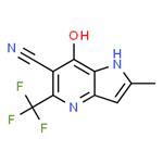 7-Hydroxy-2-methyl-5-(trifluoromethyl)-1H-pyrrolo[3,2-b]pyridine-6-carbonitrile