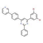 Pyrimidine, 4-(3,5-dibromophenyl)-2-phenyl-6-[4-(3-pyridinyl)phenyl]-