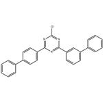 2-Biphenyl-3-yl-4-biphenyl-4-yl-6-chloro-[1,3,5]triazine