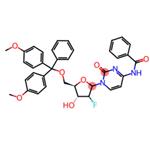 N-[1-[5-O-[Bis(4-methoxyphenyl)phenylmethyl]-2-deoxy-2-fluoro-beta-D-arabinofuranosyl]-1,2-dihydro-2-oxo-4-pyrimidinyl]benzamide