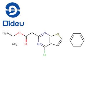 isopropyl 2-(4-chloro-6-phenylthieno[2,3-d]pyrimidin-2-yl)acetate