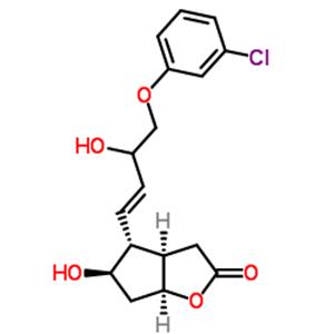 (3aR,4R,5R,6aS)-4-[(1E)-4-(3-Chlorophenoxy)-3-hydroxy-1-buten-1-yl]hexahydro-5-hydroxy-2H-cyclopenta[b]furan-2-one