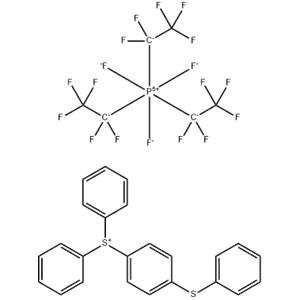 DIPHENYL[4-(PHENYLTHIO)PHENYL]SULFONIUM, TRIFLUOROTRIS(1,1,2,2,2-PENTAFLUOROETHYL)PHOSPHATE(1-) (1:1