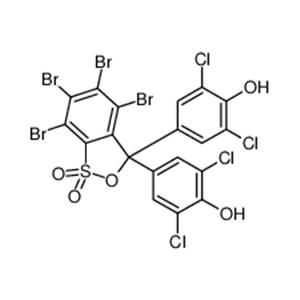 4,4'-(4,5,6,7-tetrabromo-3H-2,1-benzoxathiol-3-ylidene)bis[2,6-dichlorophenol] S,S-dioxide