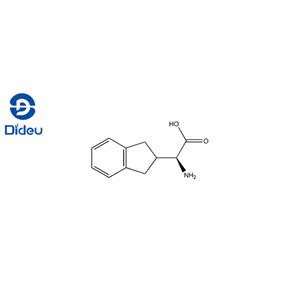 1H-Indene-2-acetic acid, a-amino-2,3-dihydro-, (S)-