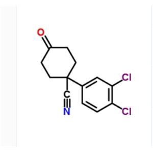 1-(3,4-DICHLOROPHENYL)-4-OXOCYCLOHEXANECARBONITRILE