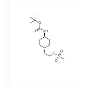CarbaMic acid, N-[trans-4-[2-[(Methylsulfonyl)oxy]ethyl]cyclohexyl]-, 1,1-diMethylethyl ester