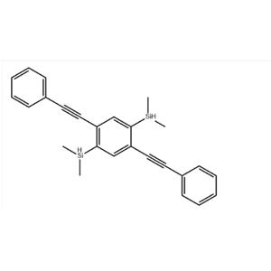 Benzene, 1,4-bis(dimethylsilyl)-2,5-bis(2-phenylethynyl)-