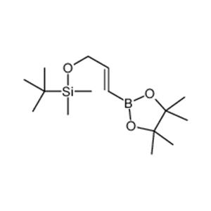(E)-3-(tert-Butyldimethylsilyloxy)propene-1-yl-boronic acid pinacol ester 97