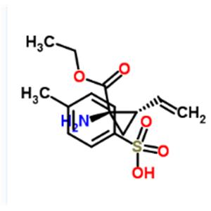 (1R,2S)-1-amino-2-vinylcyclopropanecarboxylic acid ethyl ester tosylate salt