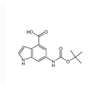 1H-Indole-4-carboxylic acid, 6-[[(1,1-diMethylethoxy)carbonyl]aMino]-
