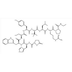 (Des-Gly10,tBu-D-Gly6,Pro-NHEt9)-LHRH trifluoroacetate salt