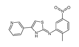 N-(2-Methyl-5-nitrophenyl)-4-(3-pyridinyl)-2-thiazolamine