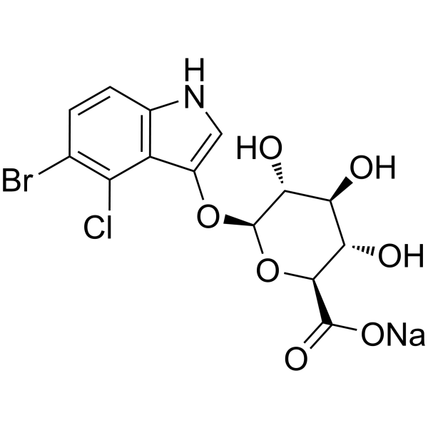 5-Bromo-4-chloro-3-indolyl-beta-D-glucuronide sodium salt