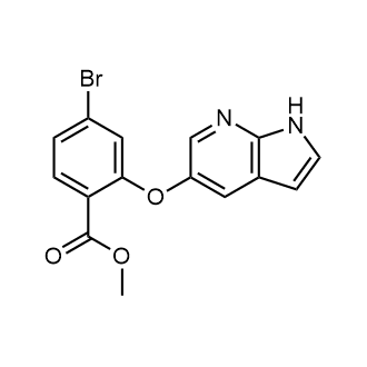 Methyl 2-((1H-pyrrolo[2,3-b]pyridin-5-yl)oxy)-4-bromobenzoate