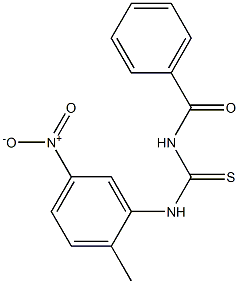 N-((2-methyl-5-nitrophenyl)carbamothioyl)benzamide