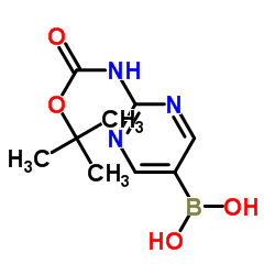 [2-[(tert-Butoxycarbonyl)amino]pyrimidin-5-yl]boronic acid