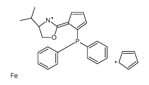 (R,R)-[2-(4'-i-Propyloxazolin-2'-yl)ferrocenyl]diphenylphosphine, min. 97