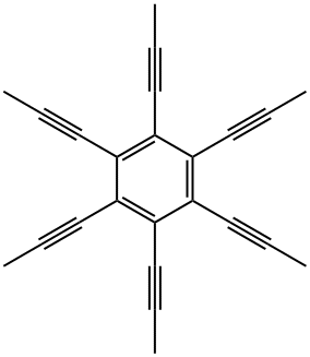 1,2,3,4,5,6-hexa(prop-1-yn-1-yl)benzene