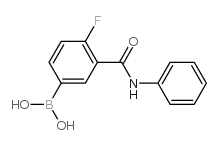 4-Fluoro-3-(phenylcarbamoyl)phenylboronic acid (contains varying amounts of Anhydride)