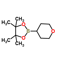 4,4,5,5-tetramethyl-2-(tetrahydro-2H-pyran-4-yl)-1,3,2-dioxaborolane