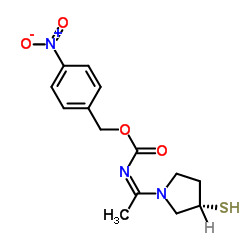 (s)-p1-(3-mercapto-1-pyrrolidinyl)ethylidene]-(4-nitrophenyl)methyl ester, carbamic acid