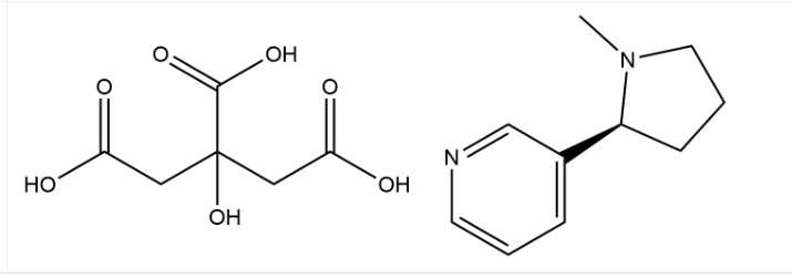 Citric acid nicotine 1:2