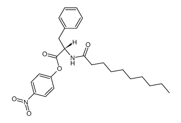 4-nitrophenyl decanoyl-L-phenylalaninate