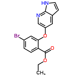 Ethyl2-((1H-pyrrolo[2,3-b]pyridin-5-yl)oxy)-4-fluorobenzoate