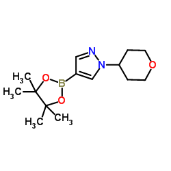 1-(Tetrahydro-2H-pyran-4-yl)-4-(4,4,5,5-tetramethyl-1,3,2-dioxaborolan-2-yl)-1H-pyrazole