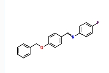 4-BENZYLOXYBENZYLIDENE-(4-FLUORO)ANILINE