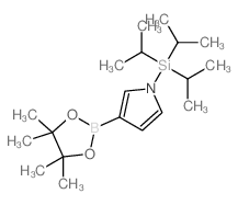 3-(tetramethyl-1,3,2-dioxaborolan-2-yl)-1-[tris(propan-2-yl)silyl]-1H-pyrrole