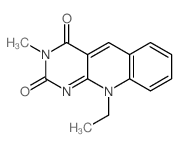 Pyrimido[4,5-b]quinoline-2,4(3H,10H)-dione, 10-ethyl-3-methyl-