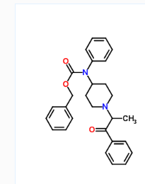 Benzyl (1-(1-oxo-1-phenylpropan-2-yl)piperidin-4-yl)(phenyl)carbamate