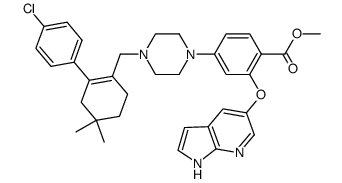 Methyl 2-[(1H-pyrrolo[2,3-b]pyridin-5-yl)oxy]-4-[4-[[2-(4-chlorophenyl)-4,4-dimethylcyclohex-1-enyl]methyl]piperazin-1-yl]benzoate