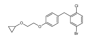 4-bromo-1-chloro-2-(4-(2-cyclopropoxyethoxy)benzyl)benzene