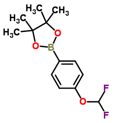 2-(4-(DIFLUOROMETHOXY)PHENYL)-4,4,5,5-TETRAMETHYL-1,3,2-DIOXABOROLANE