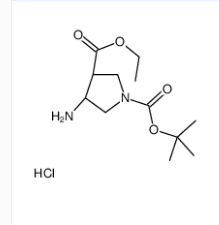(3R,4S)-4-AMINO-1-BOC-3-PYRROLIDINECARBOXYLIC ACID ETHYL ESTER HCL