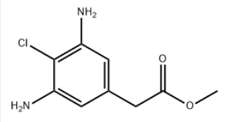 Methyl 3,5-diamino-4-chlorobenzeneacetate