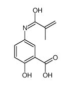 2-hydroxy-5-(2-methylprop-2-enoylamino)benzoic acid