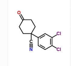 1-(3,4-DICHLOROPHENYL)-4-OXOCYCLOHEXANECARBONITRILE