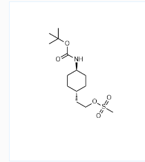 CarbaMic acid, N-[trans-4-[2-[(Methylsulfonyl)oxy]ethyl]cyclohexyl]-, 1,1-diMethylethyl ester