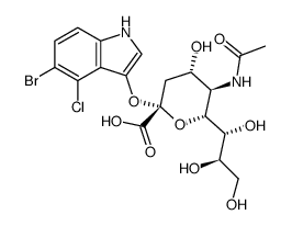 5-Bromo-4-chloro-3-indolyl-a-D-N-acetylneuraminic acid