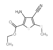 ethyl 3-amino-4-cyano-5-(methylthio)thiophene-2-carboxylate