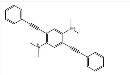 Benzene, 1,4-bis(dimethylsilyl)-2,5-bis(2-phenylethynyl)-